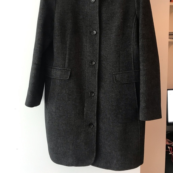 Montego (Peek&Cloppenburg) grey fall coat. - Picture 4 of 6